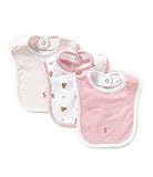 RALPH LAUREN（ラルフローレン）　女の子　スタイ　ビブ　三枚セット　お祝い　赤ちゃん　 (FREE)　888978677932