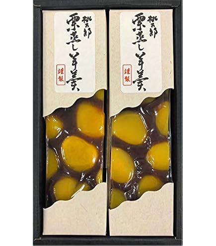 Amazon | 塩瀬総本家 特製羊羹詰め合わせ 栗羊羹 小倉羊羹 桐箱入 2種