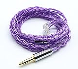 【BIGMANGO-Sumire】銀メッキケーブル QDC4.4mmリケーブル 4芯4.4mmイヤホンアップグレードケーブル 交換ケーブル (QDC4.4mm)