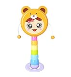 LovelyカラフルヒットおもちゃRattleドラムベビーおもちゃ音楽サウンドおもちゃベビーRattle (犬)