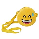HKUN ショルダーバッグ 絵文字 かばん お出かけバッグ キッズ 通学 散歩 かわいい ふわふわ 男の子 女の子 兼用,1#