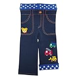 ミキハウス(mikihouse) おしりにモチーフ☆プッチー＆うさこ☆ぽかぽか素材のスパッツ 100cm ブルー（15）