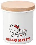 スケーター (skater) ホーロー キャニスター 木蓋 750ml キティ & タイニーチャム サンリオ ENC8-A