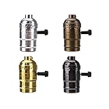 ILS - E27 Socket Edison Retro Pendant Lamp Holder Without Wire 110-220V