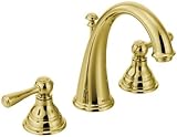 Moen T6125P Kingsley Two-Handle High Arc Bathroom Faucet, Brass [並行輸入品]