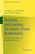 Teaching and Learning Secondary School Mathematics: Canadian Perspectives in an International Context (Advances in Mathematics Education)
