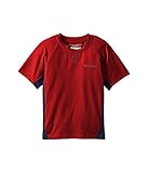 (コロンビア) Columbia キッズTシャツ Silver Ridge Short Sleeve Tee (Little Kids/Big Kids) Sunset Red/Carbon MD M
