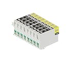 【Ecolink】EPSON エプソン IC6CL50対応 ICBK50 ブラック単品8個セット IC50系 互換インクカートリッジ