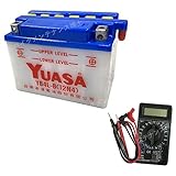 【デジタルテスターセット】 YUASA ユアサ YB4L-B 開放型 互換 GM4-3B・FB4L-B・BX4A-3B KMX125 ミント SX125R スカッシュ KR-1