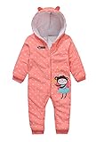 赤ちゃんの女の子の睡眠とロンパース新生児カバーオール厚手防寒可愛い 外出服