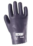 Ansell Edge 40-105 Foam Nitrile High Temperature Glove, Palm Coated on Interlock Knit Liner, Large, 