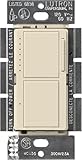 Lutron MA-L3S25-LA Maestro 300 Watt Single-Pole Dual Dimmer and Switch, Light Almond by Lutron [並行輸入