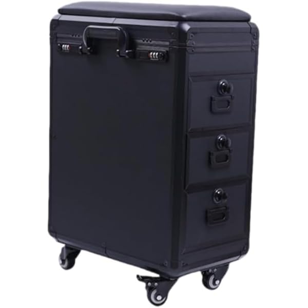 Amazon.co.jp: NATUMER タトゥートロリーケース 3つの引き出しと3桁の