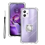 Motorola(モトローラ) Moto G64 5G / Moto G54 5G / Moto G54 Power 5G 5G 用 ケース 保護カバー [HUKWIMO] TPU製 ソフト 柔らかい手触り スクリーン & カメラ保護 耐衝撃 薄型 軽量 指紋防止 取付簡単 黄変防止 適用 Moto G64 5G [クリア 透明]