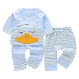 新生児 ベビーボーイズガールズコート ジャケットロングパンツ - 0-1歳の幼児用コート ベビーショルダーバックルセット 子供用ズボン男の子 女の子 3 Pcs Zhhyltt