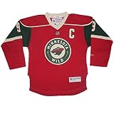 Min Wild Koivu # 9 Boys Hockey Jersey /セーター レッド