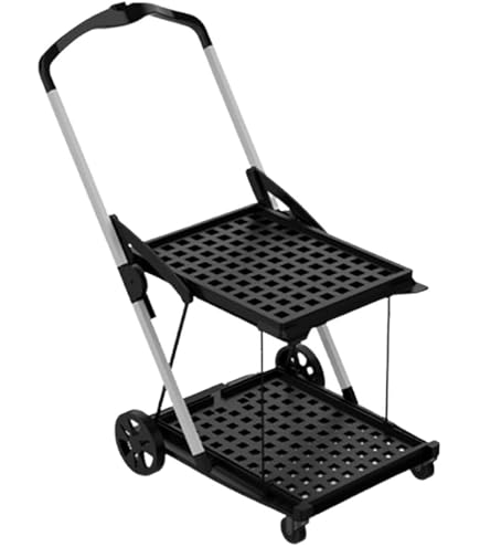 Amazon | Simonevers 折り畳みコンテナ付き2段台車(Clax Mobil Trolley 