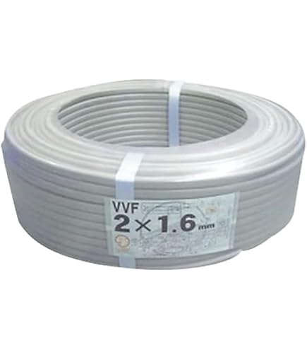 ２巻セット 富士電線工業 VVF 3×1.6 Fケーブル VVFケーブル 3×1.6mm 600V 富士電線工業2巻セット①