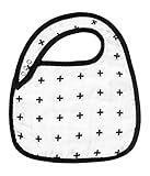 モダンバーラップ Modern Burlap スタイ ビブ よだれかけ オーガニックコットンビブ ORGANIC COTTON MUSLIN BIB - SWISS CROSS