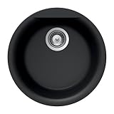 Houzer G-100U EARTH Quartztone Series Granite Undermount Single Bowl Kitchen Sink, Earth by HOUZER