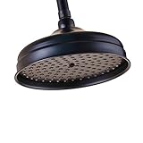 RozinオイルRubbebブロンズ8インチ雨シャワーヘッドバストップスプレー Rozin-6513129