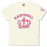 ベビードール アロハ柄Tシャツ 男女兼用 XL オフホワイト