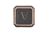 建築メールボックス3650orb-vアルミオイルはブロンズモノグラム – レター" v "