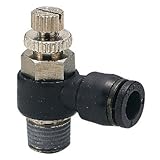 フローバル Air Push スピードコントローラ スピコンアウト 適用チューブ外径6 ネジ(R)1/8 ONSE 0601-O
