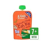 キッチンぺしゃんこにフワフワの魚のケーキ130グラム (Ella's) (x 2) - Ella's Kitchen Squashed Squishy Fishy Cakes 130g (Pack o
