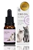 【改正基準適合済み】CannaTech CBD オイル ペット 猫用【ラボテストを実施・国内製造】 10mL(1.2％) CBD OIL for PET 動物用 THC・テルペンフリー 全猫種用 ケアオイル Calm&Stress ヘンプシードオイル 老猫 サプリ 睡眠 不安 車酔い