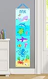 Olive Kids Personalized OceanキャンバスGrowth Chart