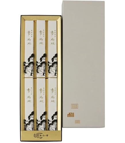 Amazon｜玉初堂 ギフト 線香 香樹林 短寸6箱入 和風箱 6167｜線香