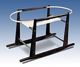 Rocking Moses Basket Stand Antique Black by Jolly Jumper