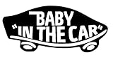 【全16色】人気!ベイビー イン カー ステッカー!Baby in car Sticker /車用/シール/ Vinyl/Decal /バイナル/デカール/ステッカー/BIC-2 (黒) [並行輸入品