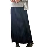 Angeliebe エンジェリーベ マタニティ アコーディオン ロング プリーツ スカート 産前 産後 対応 マキシ 妊婦服 フリー ネイビー 21722 21722300