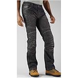 コミネ(KOMINE) バイク用 パンツ フルイヤーKVジーンズ ブラック WL WJ-731S 1034 オールシーズン向け 防水 CE規格レベル2 ストレッチ素材 プロテクター