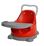 Essianジャンボ赤ちゃんソファ、離乳食椅子、椅子よちよち歩きの補助器具、ブースターチェア、ムービングカート、トレイ、枕クッションセット（海外直送） (orange)