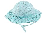ベビー幼児用Kids Sun Hat with Chinストラップ、引き紐調整ヘッドサイズ、通気性UPF 50 +太陽保護コットン US サイズ: M カラー: ブルー