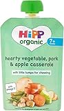 Hipp Organic Hearty Vegetable Pork & Apple Casserole 7mth+ (130g) ヒップ有機ボリュームたっぷりの野菜の豚肉とリンゴのキャセロール7Mt