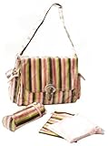 Kalencom Laminated Backle Bag Monkey Stripe Pink KC0001-19
