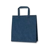 シモジマ ヘイコー 手提袋 不織布 Fバッグ S 紺 320×330mm 10枚 008739302
