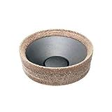 カクダイ 瑠珠 丸型手洗器 砂丘 493-024-SG