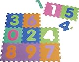 Playshoes Soft Number Jigsaw Puzzle Play Mat (Multi-Coloured) by Playshoes