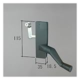 三協アルミ 補修部品 窓 サッシ 部品 ルーバー窓 (右) オペレーターハンドル(WB3003R0-KG) *製品色・形状等仕様変更になる場合があります*