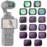 NEEWER 磁気 ND&CPL&UV&LPR&効果フィルターセット コンパチブル Osmo Pocket 3 16枚 ND8 ND16 ND32 ND64 ND128 ND256 ND1000 ND8/PL ND16/PL ND32/PL ND64/PL ブラック拡散 1/4 1/8 UV CPL 光害軽減フィルター 減光フィルター 特殊効果フィルター FL-B06