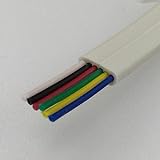 三陽工業(SYK)　電話用モジュラーケーブル　[6芯TEL MODケーブル　アイボリーホワイト]　1箱100m入り