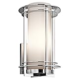 Kichler Lighting 49346PSS316 Pacific Edge 1-Light Exterior Wall Mount, Polished Stainless Steel Fini