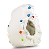 BabyKicks Premium Cloth Diaper Snap Closure, White by BabyKicks [並行輸入品]