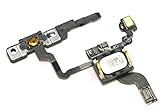 Power Button Sensor Proximity Light Flex Cable Replacement Kit with Brackets Earphone Preinstalled f