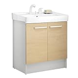 LIXIL(リクシル) INAX 洗面化粧台 D7シリーズ 間口750 両開きタイプ クリエペール D7N4-755SY1-W/LP2W